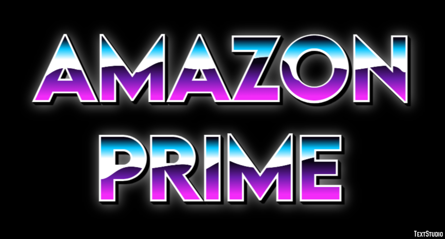Amazon Prime Texteffekt