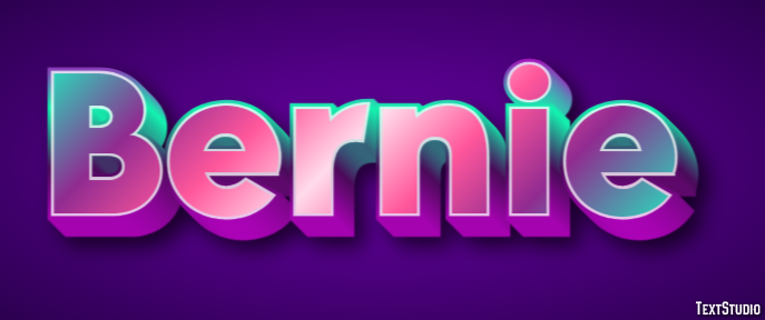Bernie Text Effect