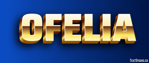 Ofelia Text Effect