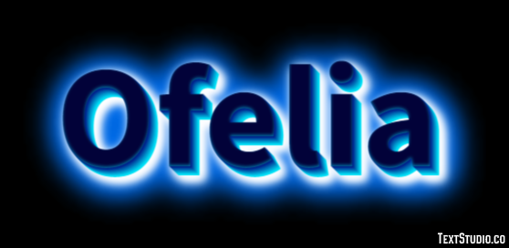 Ofelia Effetto testo