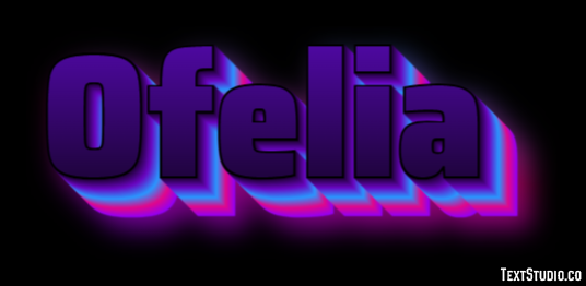 Ofelia Effetto testo
