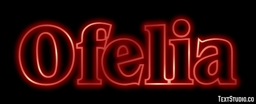 Ofelia Effetto testo