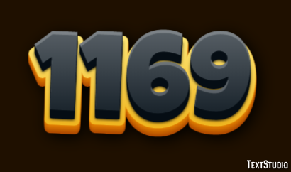 1169 Text Effect