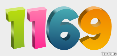 1169 Text Effect