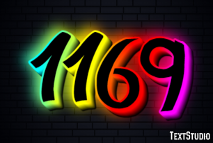 1169 Efekt tekstowy