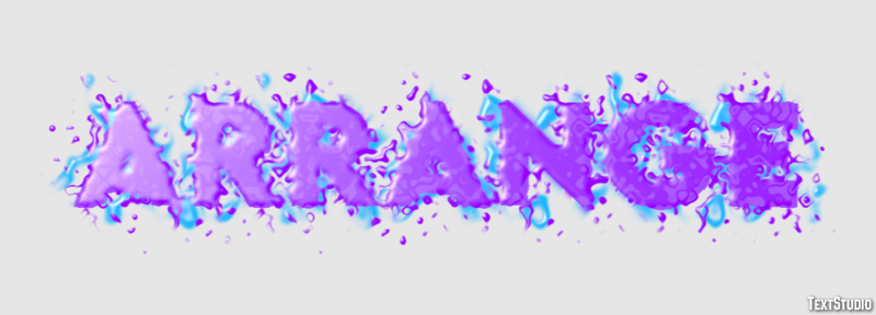 Arrange Efecto de Texto