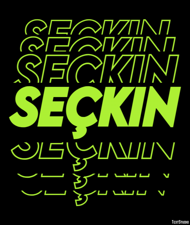 Seçkin Efeito de texto