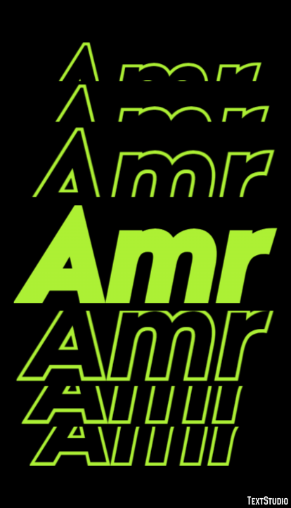 Amr Efekt tekstowy