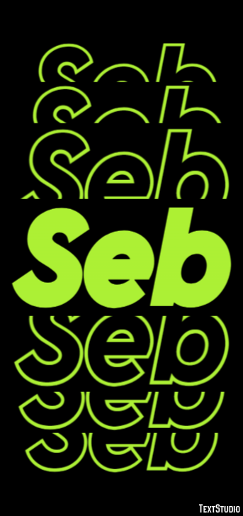 Seb Efeito de texto