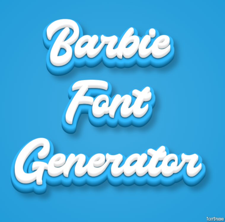 Barbie Font Generator テキスト効果