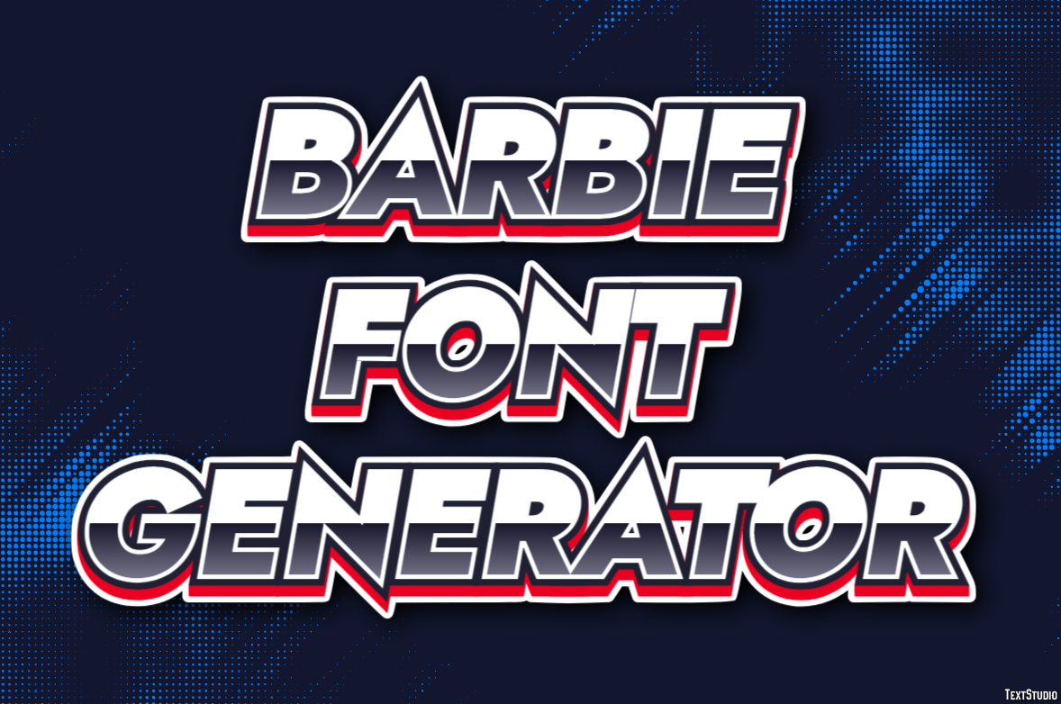 Barbie Font Generator テキスト効果