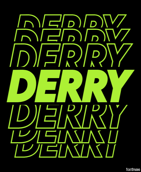 Derry Efekt tekstowy