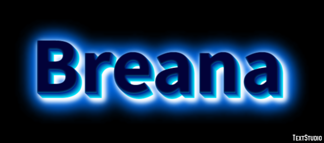 Breana Text Effect