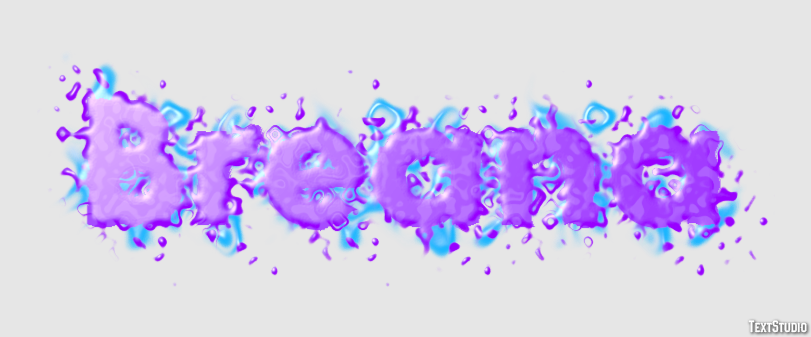 Breana Text effect