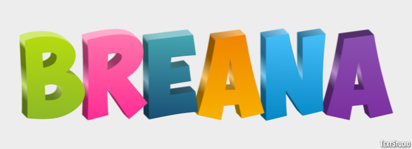 Breana Text Effect