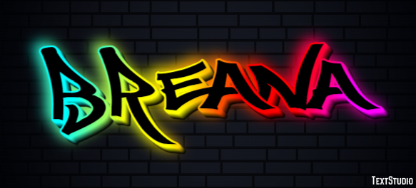 Breana Text Effect