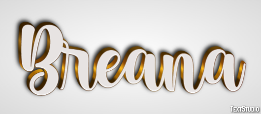 Breana Text Effect