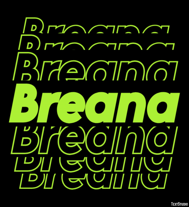 Breana Efekt tekstowy