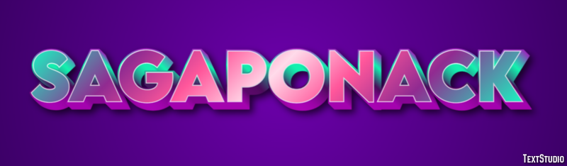 Sagaponack Efekt tekstowy
