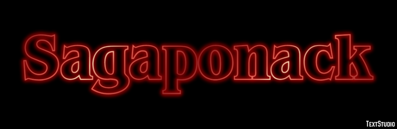 Sagaponack Efekt tekstowy