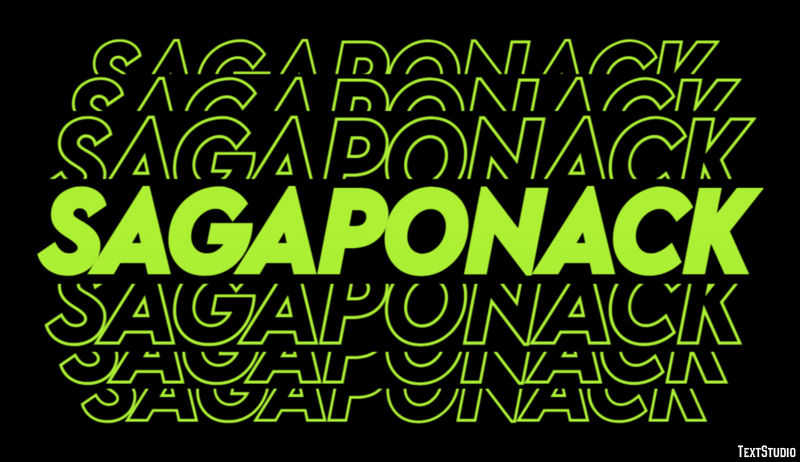 Sagaponack Efekt tekstowy