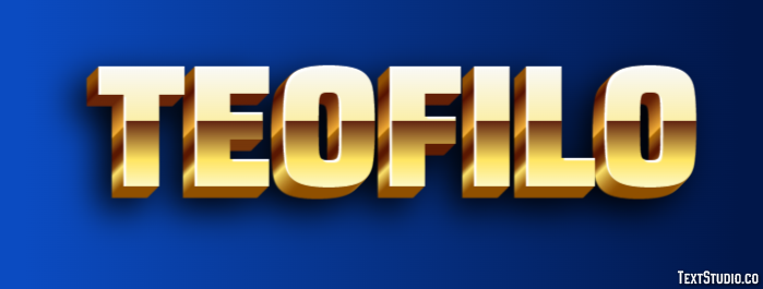 Teofilo Efecto de Texto