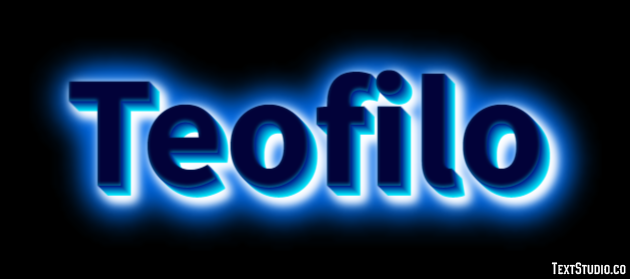 Teofilo Efecto de Texto