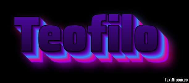 Teofilo Efecto de Texto