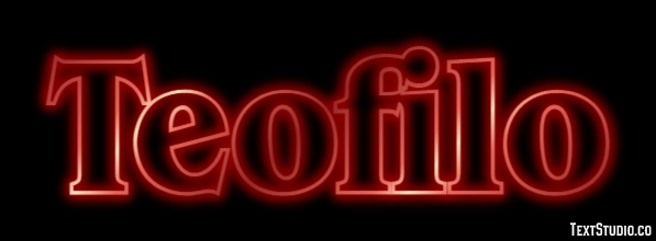 Teofilo Efecto de Texto
