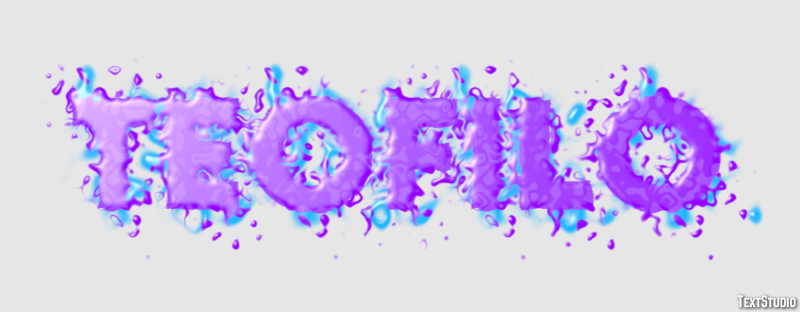 Teofilo Efecto de Texto