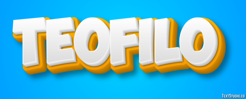 Teofilo Efecto de Texto
