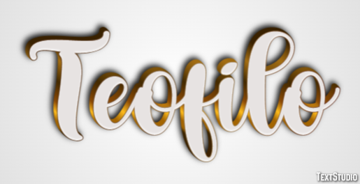 Teofilo Efecto de Texto