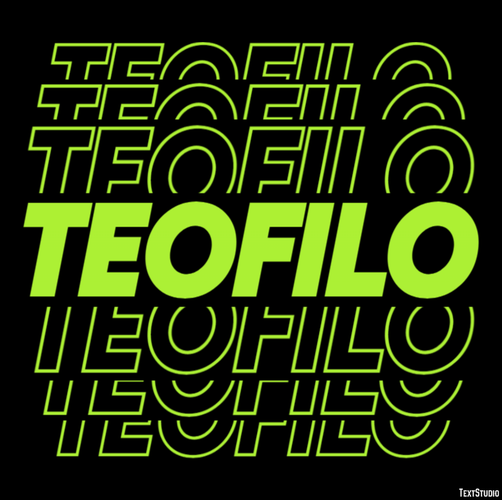Teofilo Efecto de Texto