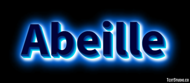 Abeille Эффект текста