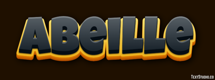 Abeille Efeito do texto