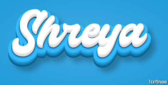 Shreya Text Effect