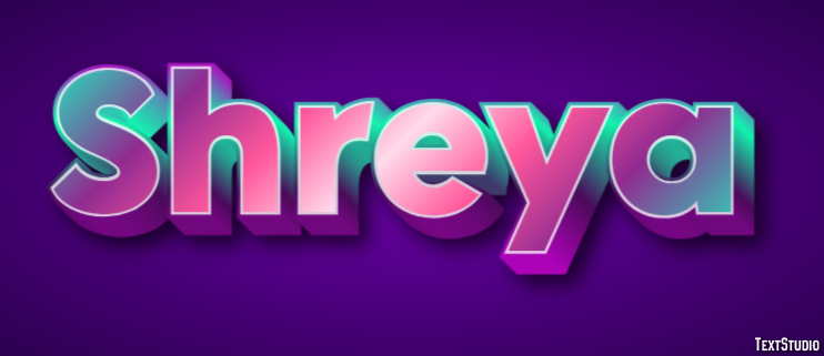 Shreya Text Effect