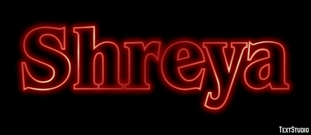 Shreya Text Effect