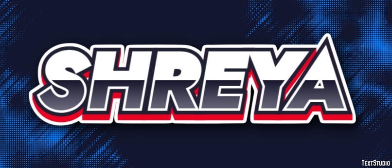 Shreya Text Effect
