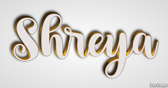 Shreya Text Effect