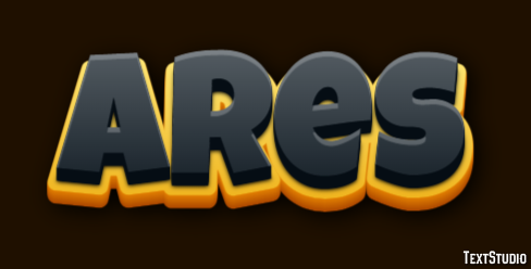 Ares Efecto de Texto