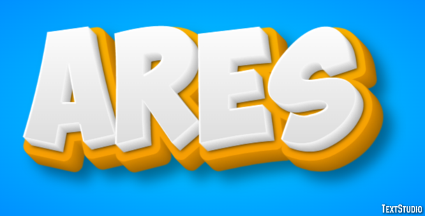 Ares Text Effect
