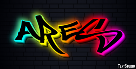 Ares Text Effect