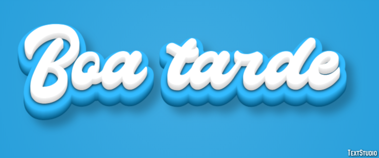 Boa tarde Effetto testo
