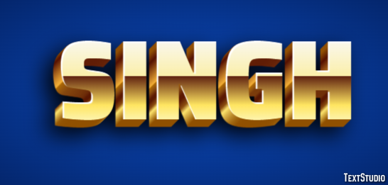 Singh Text Effect