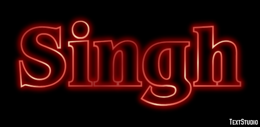 Singh Text Effect