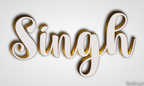 Singh Text Effect