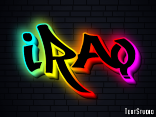 Iraq Text Effect