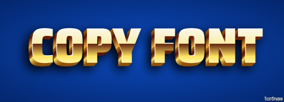 Copy Font Metin Efekti