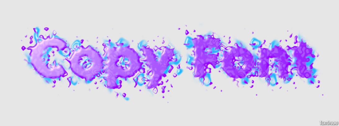 Copy Font Efecto de texto